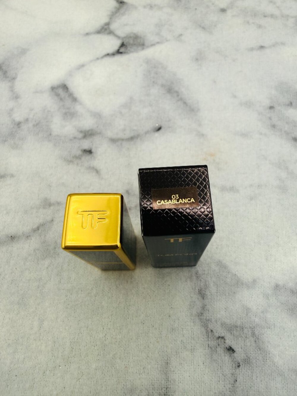 Tom Ford Beauty Gift Set-Lip Color 03 Casablanca Velvet Travel-2pc-BOXED-NEW - Picture 3 of 14